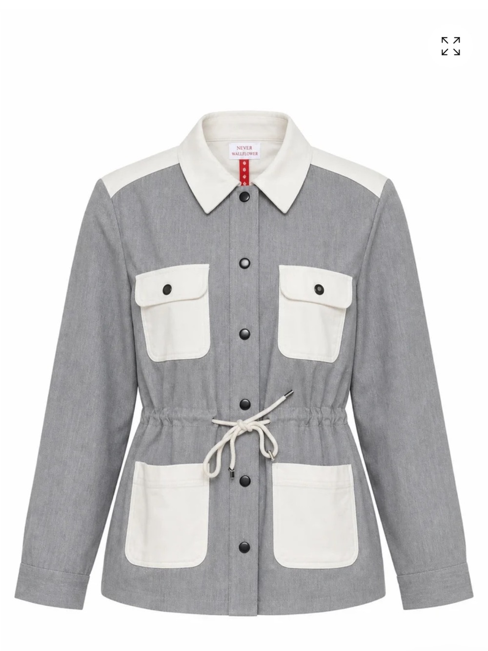 NWT Never A Wallflower Utility Jacket